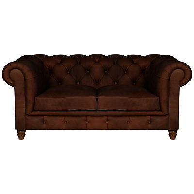 Halo Earle Medium Chesterfield Leather Sofa, Destroyed Raw Halo Earle Medium Chesterfield Leather Sofa, Destroyed Raw